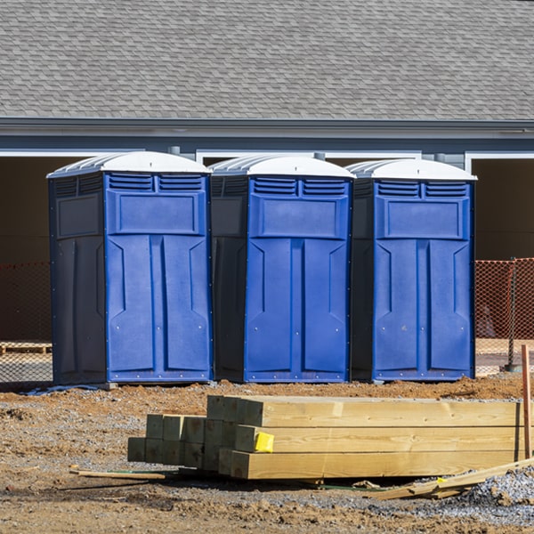 can i customize the exterior of the porta potties with my event logo or branding in New London North Carolina